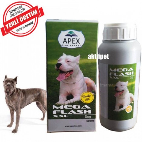 Apex Mega Flash XXL Dog Kas ve Kemik Geliştirici 500 ML 10 LU Toptan